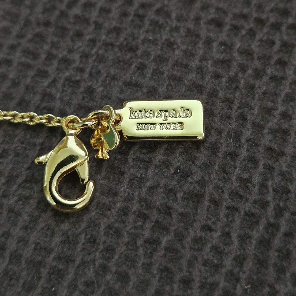 Kate Spade♠️ "Spot The Spade" Double✌️ Pendant Necklace - NIB - Picture 9 of 16